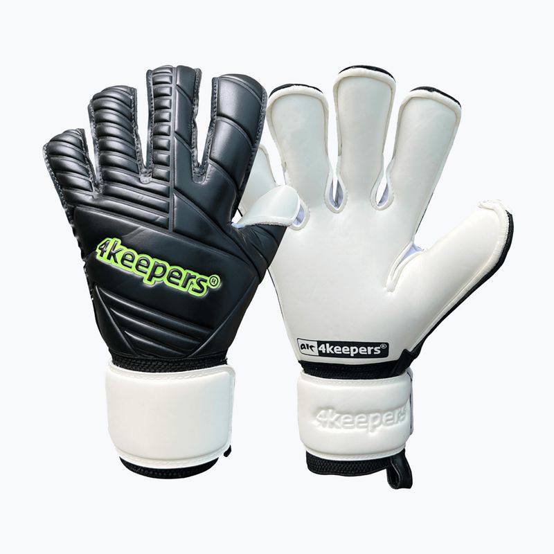 Kinder Torwarthandschuhe 4keepers Retro 42 Schwarz RF2G Jr schwarz