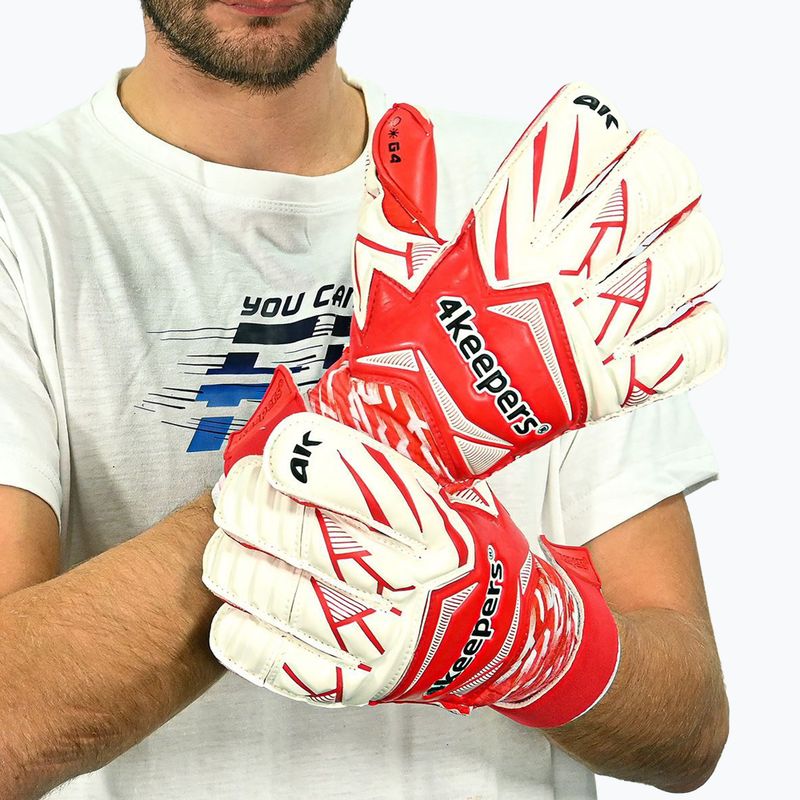 Torwarthandschuhe 4keepers Force V4.25 RF2G Rot 8