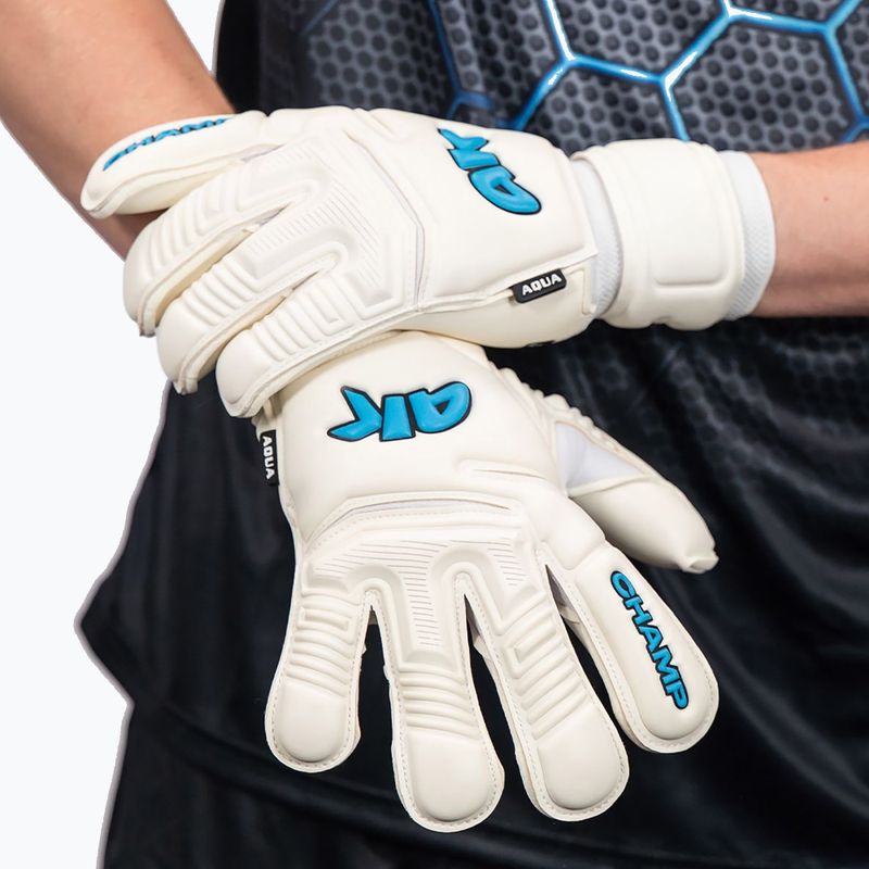 Torwarthandschuhe 4keepers Champ Aqua VII RF2G white 9