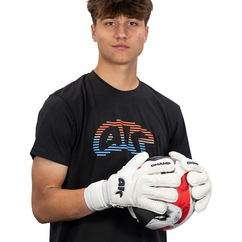 Torwarthandschuhe Kinder 4keepers Champ VII RF2G Jr black/white 6