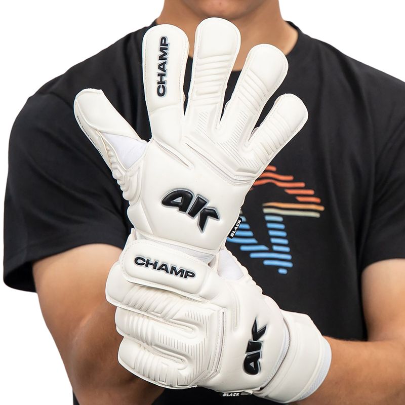 Torwarthandschuhe Kinder 4keepers Champ VII RF2G Jr black/white 8