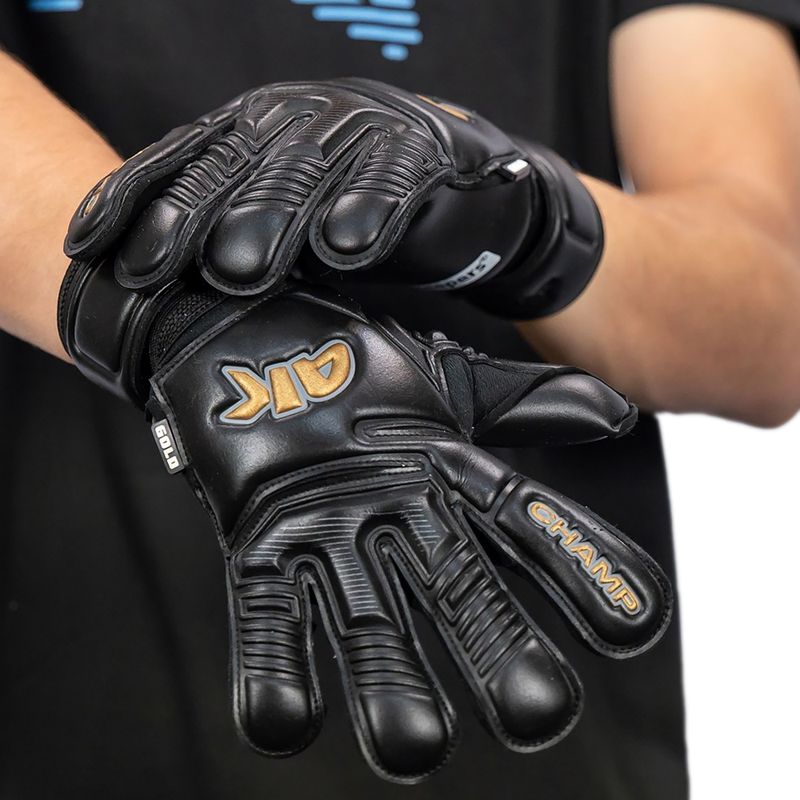 Torwarthandschuhe Kinder 4keepers Champ Gold Black VII RF2G Jr gold/black 9
