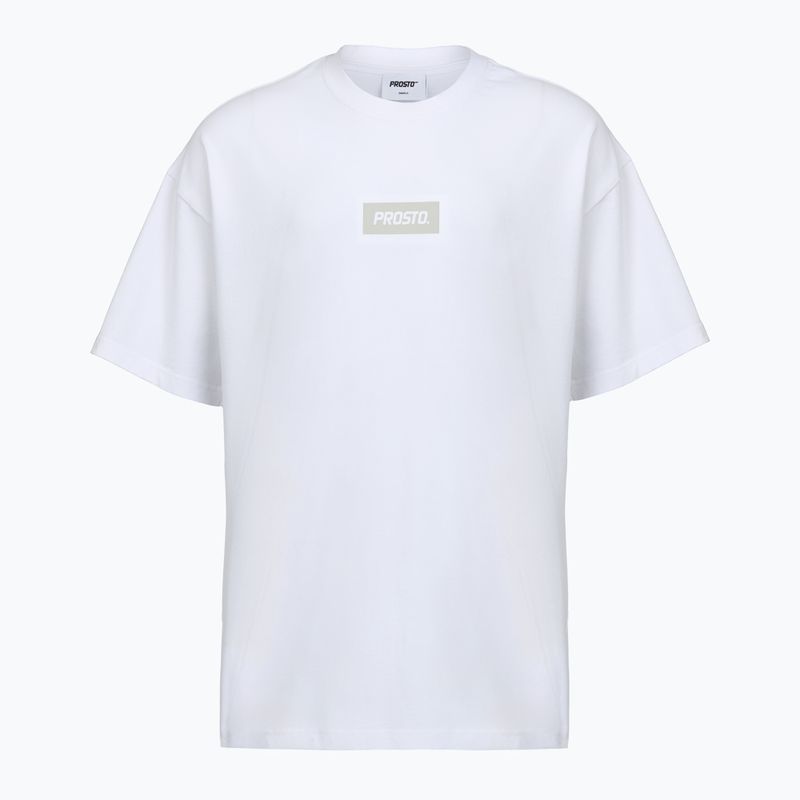 Herren T-Shirt PROSTO Box Logo weiß