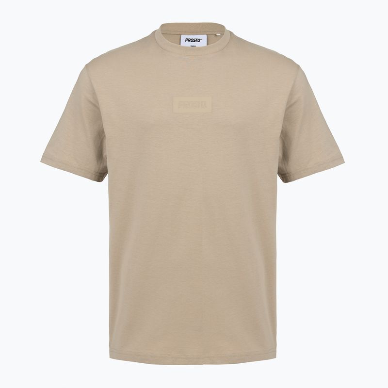 Herren T-Shirt PROSTO Box Logo beige