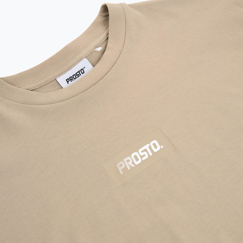 Herren T-Shirt PROSTO Box Logo beige 3