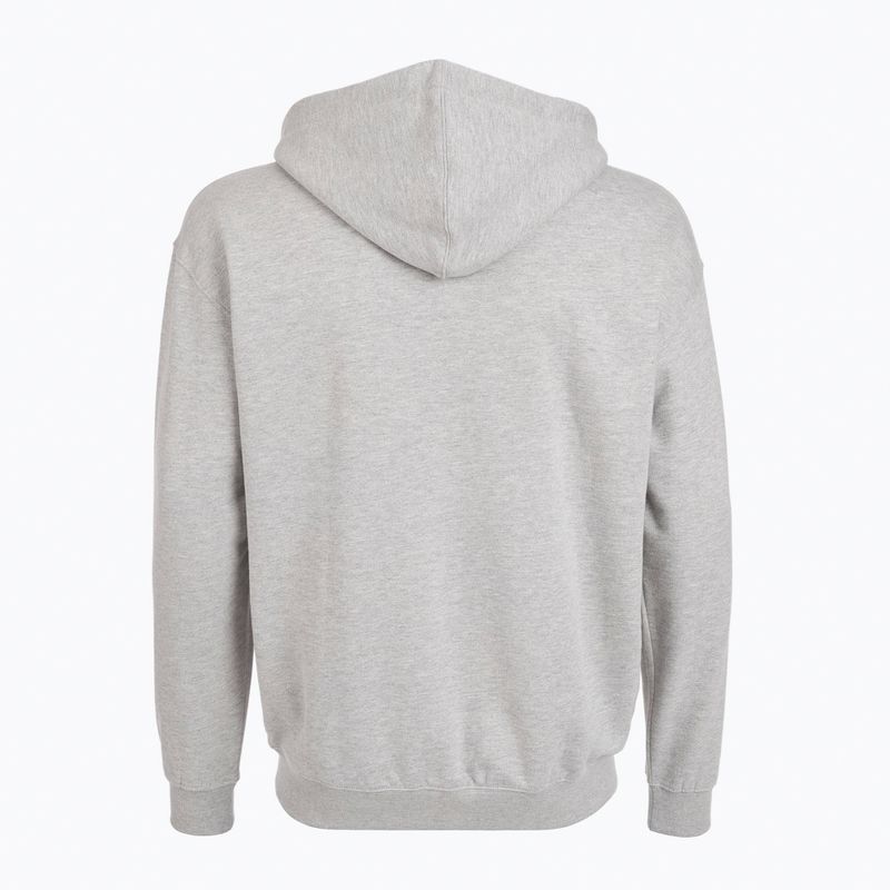 Herren PROSTO Hoodie Logo Zip grau 2