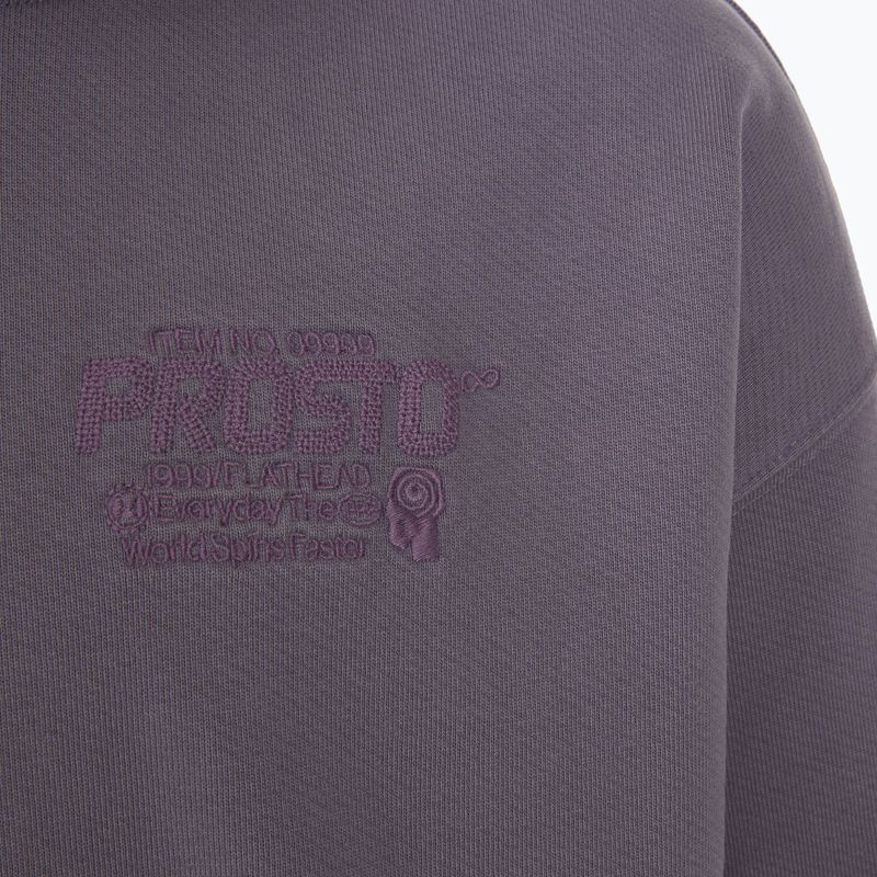 Herrenpullover PROSTO Flathead Hoodie gewaschenes Lavendel 5