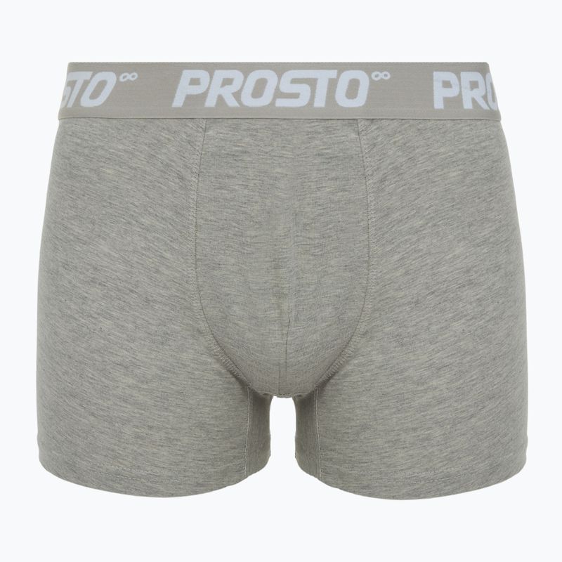PROSTO Herren-Boxershorts KL252MACC 3 Paar grau 2