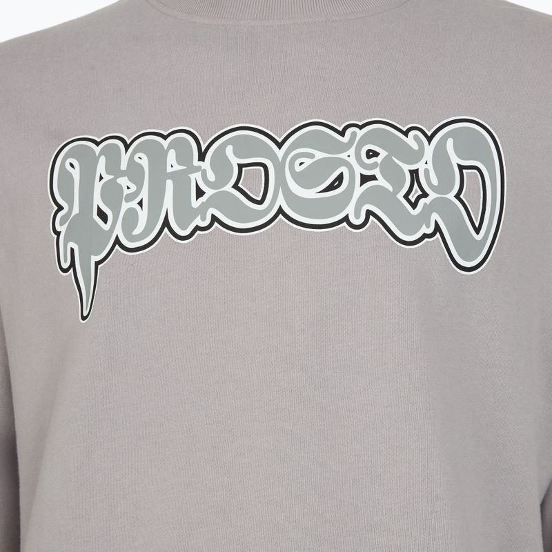 Herrenpullover PROSTO Graffiti washed gray 3