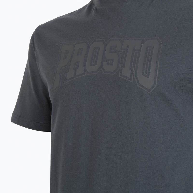 PROSTO Collage schwarzes Herren-T-Shirt 3
