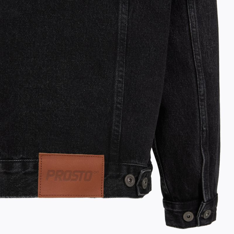 Herren PROSTO Civil washed black jacket 3