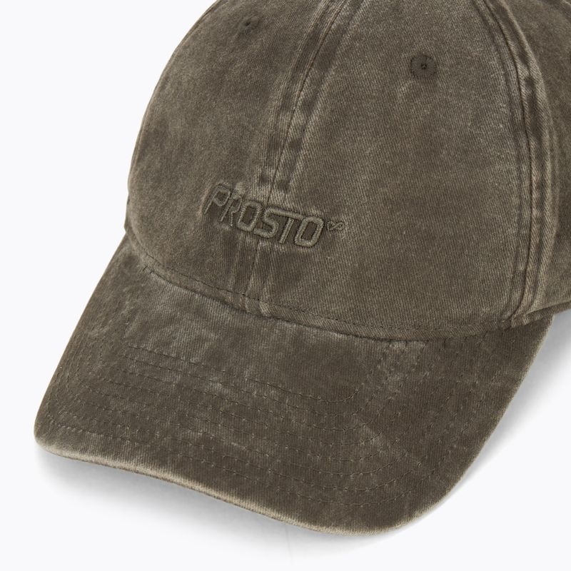 Basecap PROSTO Infinity washed brown 3