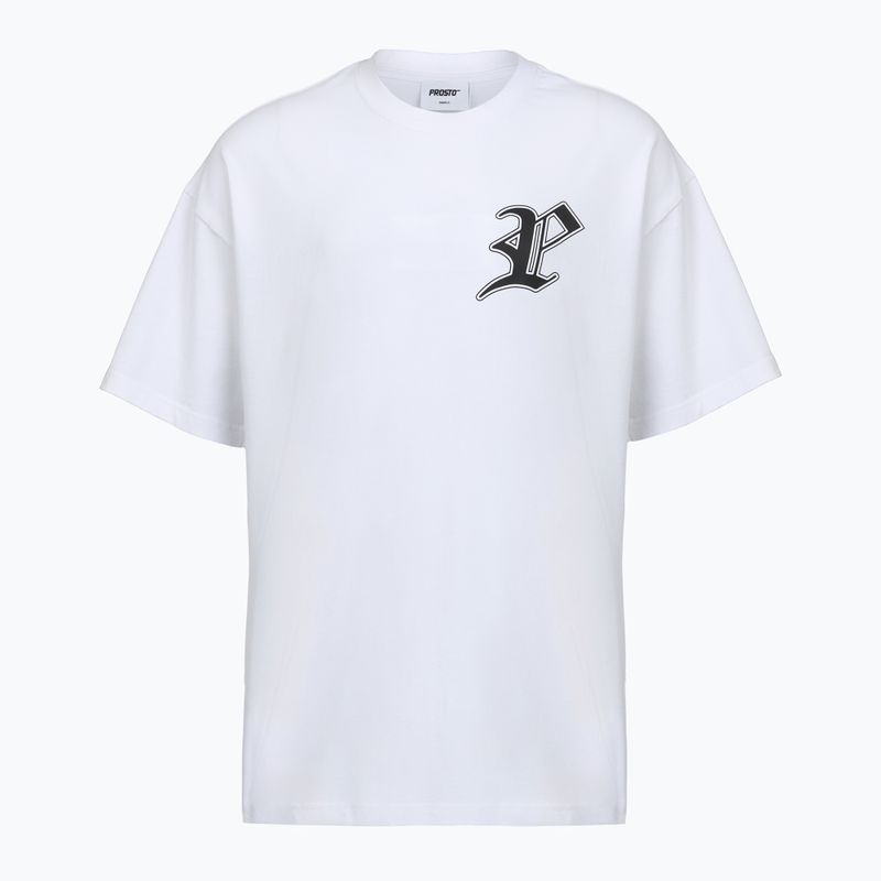 Herren-Shirt PROSTO Gothic P white