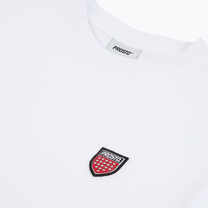 Herren-Shirt PROSTO Small Shield white 3