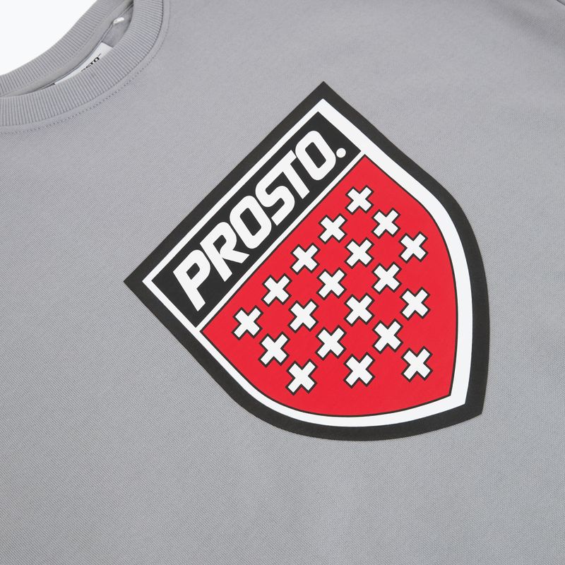 Herrenpullover PROSTO Big Shield Crewneck gray 3