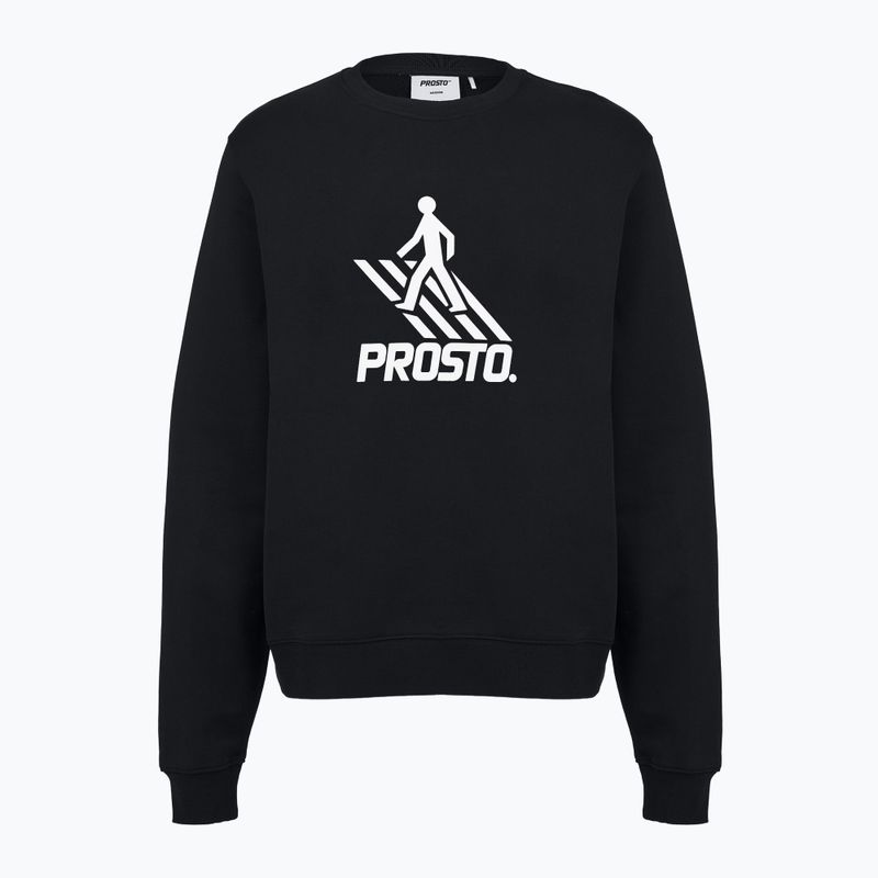Herrenpullover PROSTO Crossing Crewneck black