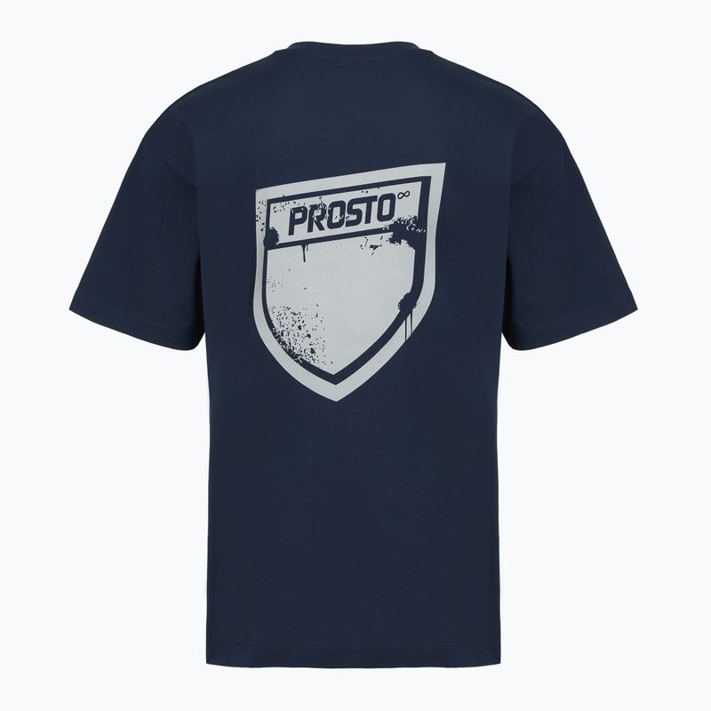Herren-Shirt PROSTO Splash Shield navy blue 2