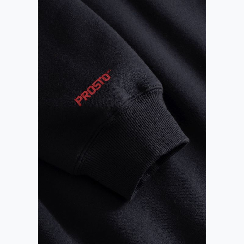 Herrenpullover PROSTO Hoodie Bark black 4