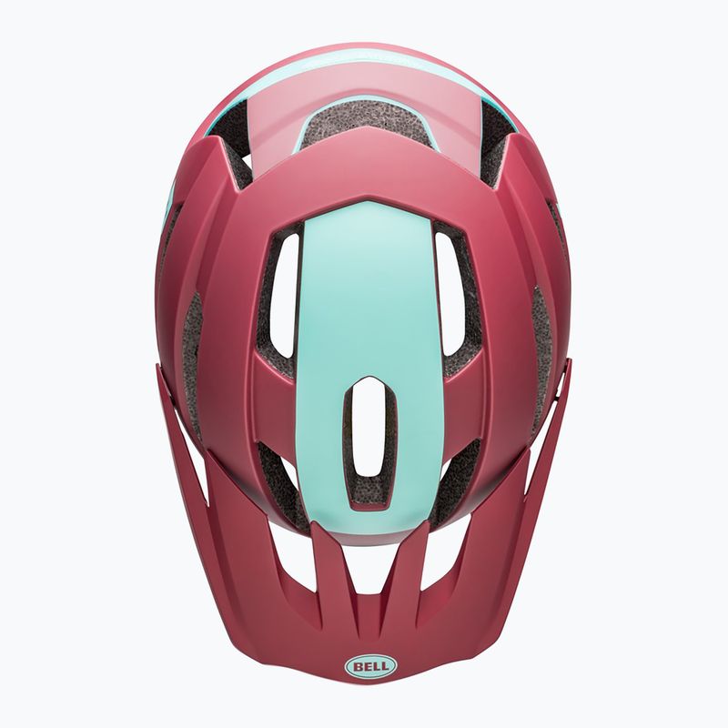Bell 4Forty Air Integrated MIPS matte Ziegel / rot Ozean Fahrradhelm 4