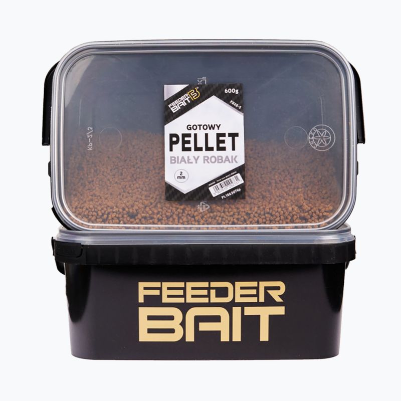 Feeder Bait Pellets Weiß Worm Ready 2 mm 600 g FB28-5