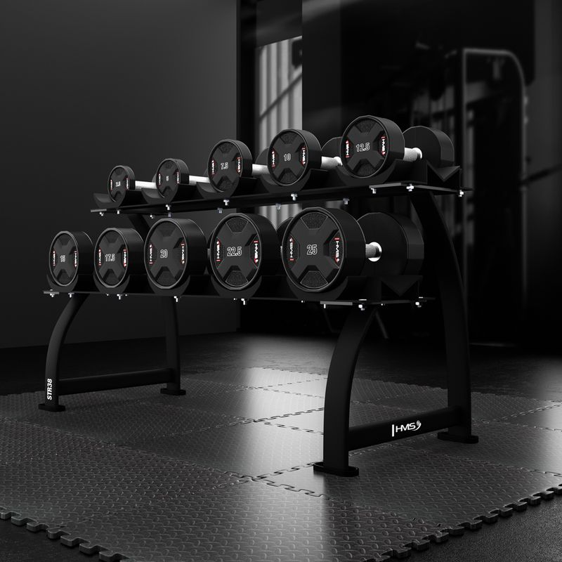 HMS HPC Kurzhantel 1 Stk. 20 kg schwarz 6
