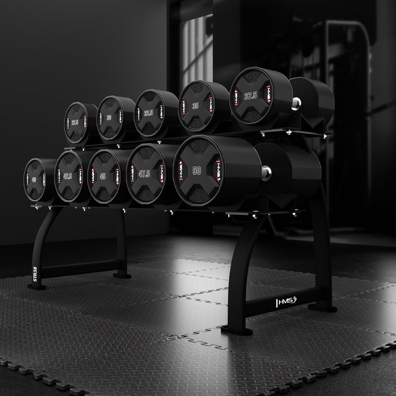 HMS HPC Kurzhantel 1 Stk. 30 kg schwarz 6