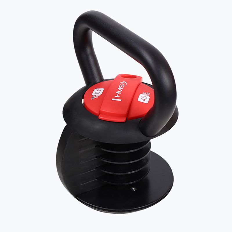 Verstellbarer Kettlebell HMS KR40 grau/schwarz 4