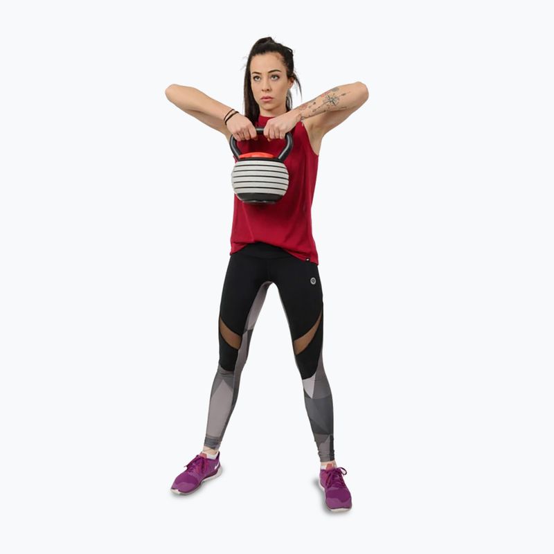 Verstellbarer Kettlebell HMS KR40 grau/schwarz 9