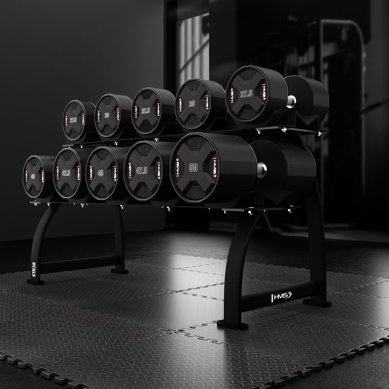 HMS HPC Kurzhantel 1 Stk. 50 kg schwarz 6
