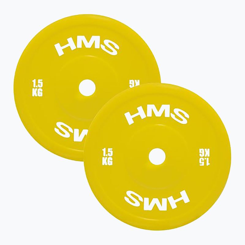 PE Olympisches Gewicht HMS TPP01 2 x 1,5 kg gelb