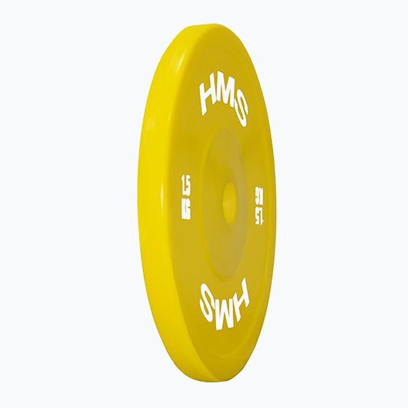 PE Olympisches Gewicht HMS TPP01 2 x 1,5 kg gelb 2