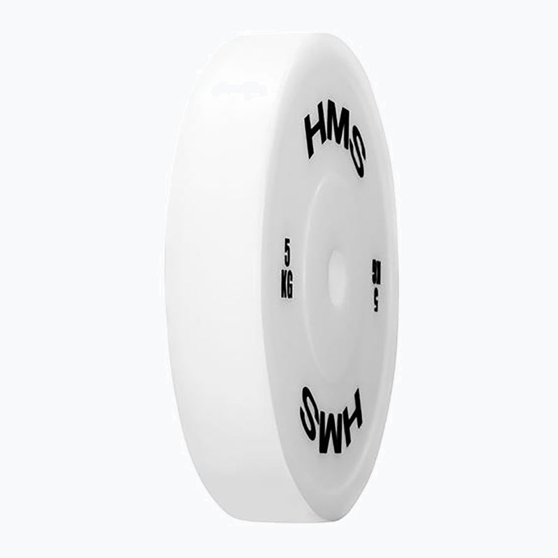PE Olympisches Gewicht HMS TPP05 2 x 5 kg weiß 2