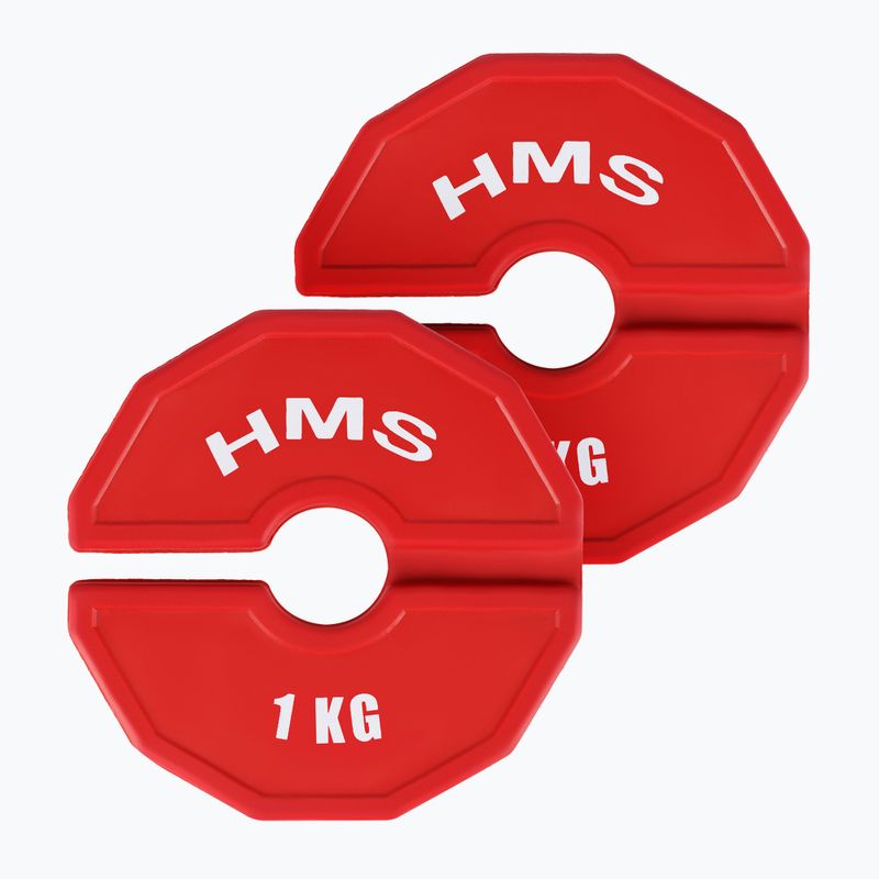 HMS-Auflagegewicht TSN100 2 x 1 kg rot