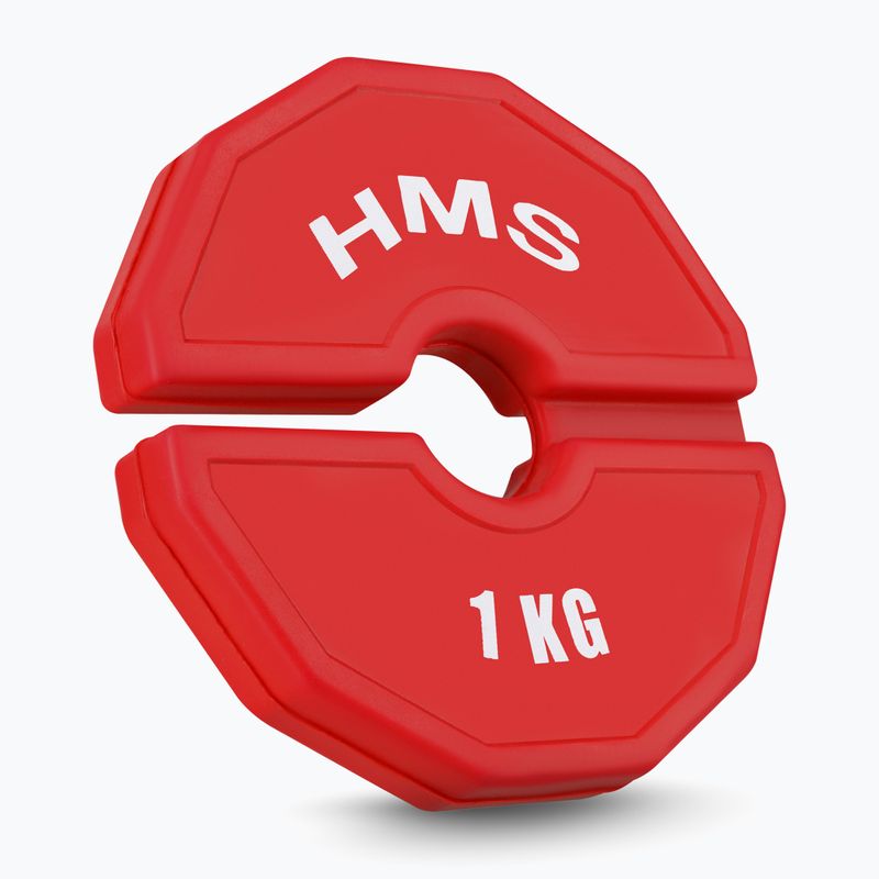 HMS-Auflagegewicht TSN100 2 x 1 kg rot 2
