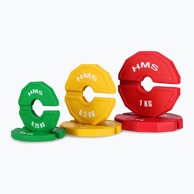 HMS-Auflagegewicht TSN100 2 x 1 kg rot 3