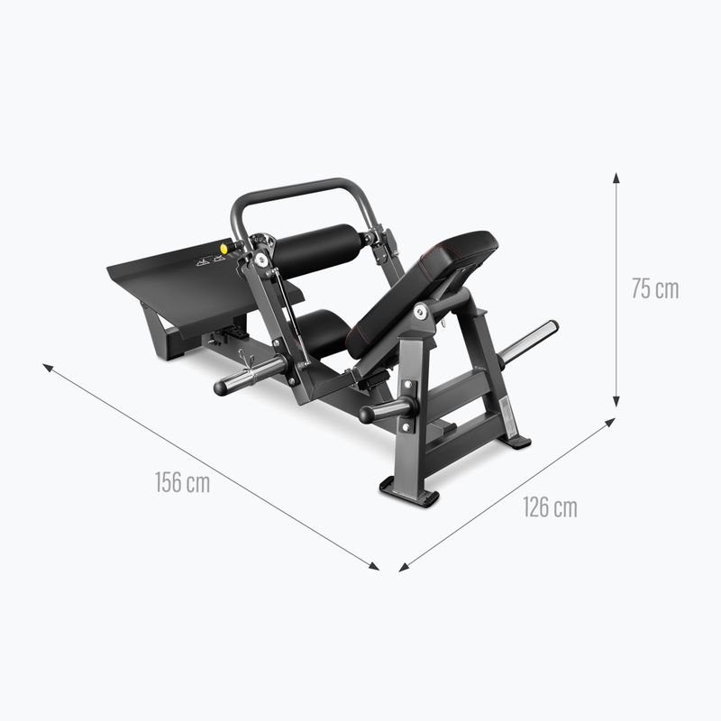 HMS Commercial MHT01 Hip Thrust Bank schwarz 3