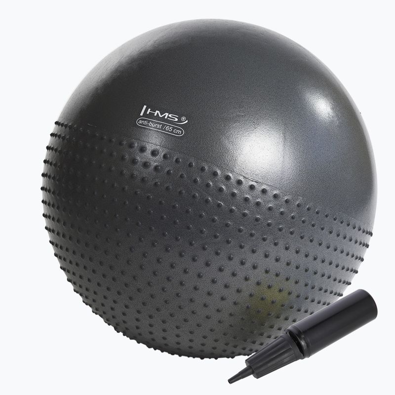 HMS Yb03 schwarz Massage Gymnastikball 17-42-134 2