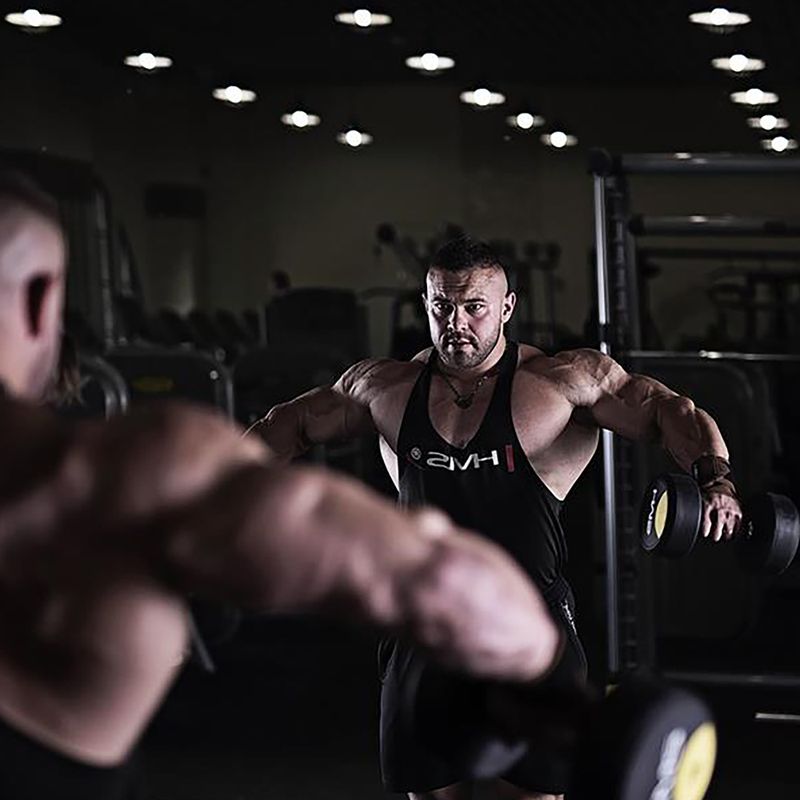 Gummierte Hantel HMS HG Pro 3