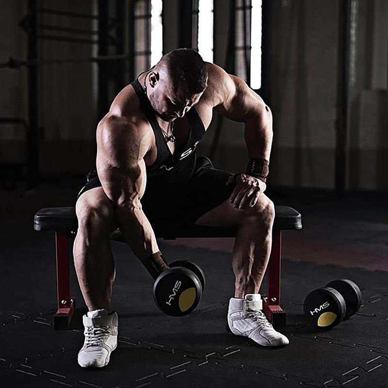 Gummierte Hantel HMS HG Pro 4