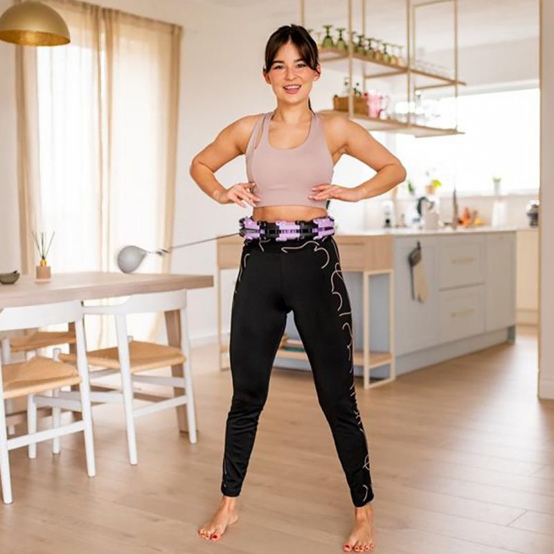 Hulahop mit Gewicht und Zähler HMS FH03 lila und schwarz 30-6-098 9