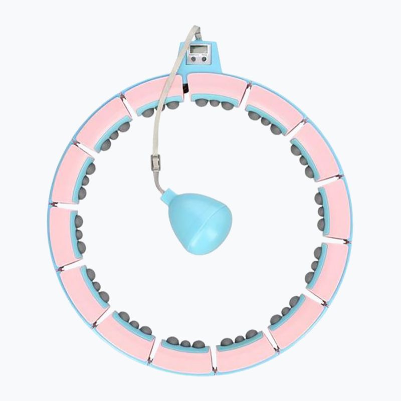 Hulahop mit Gewicht und Zähler HMS FH06 rosa-blau 30-6-106