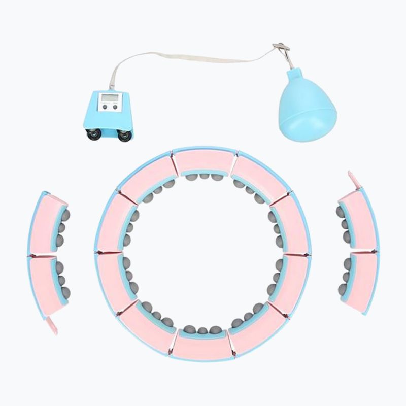 Hulahop mit Gewicht und Zähler HMS FH06 rosa-blau 30-6-106 3