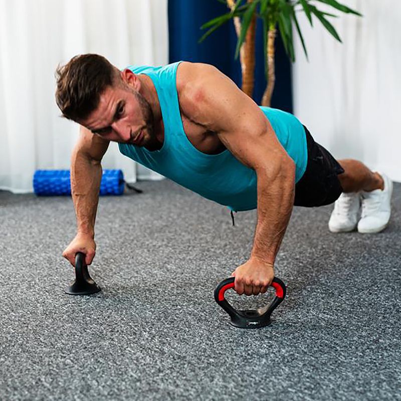 HMS SGN130 Pro Set 6W1 30kg Gewichte schwarz/rot 6