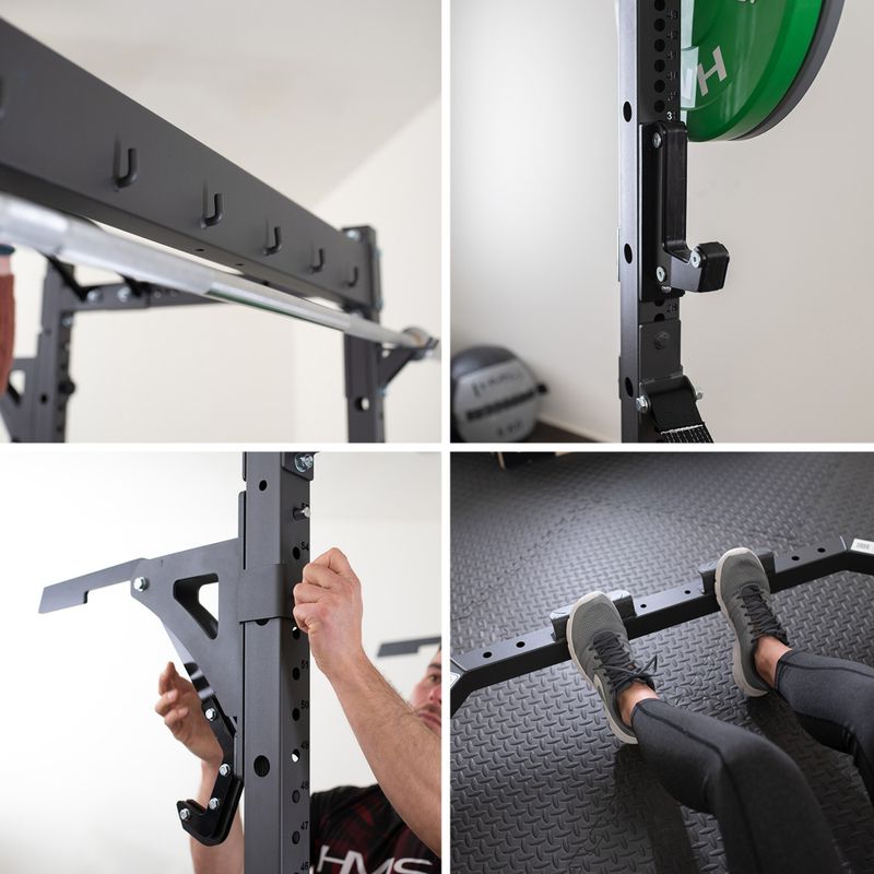Trainingsrack mit Zubehör HMS KLT3110 Commercial silver 12