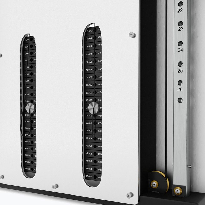 Wandmontierte Trainingsstation HMS BS302 Commercial silver 9