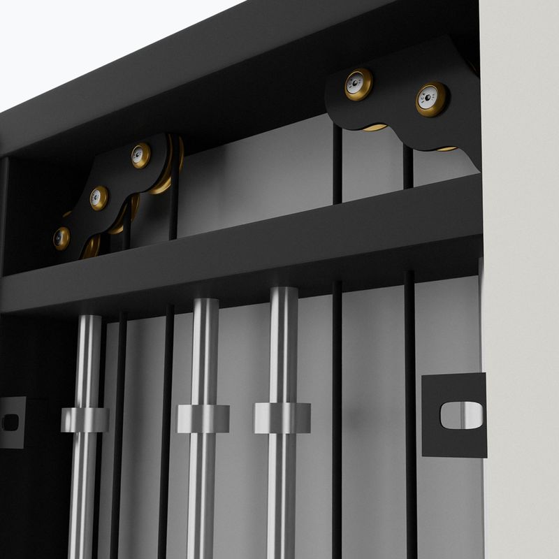 Wandmontierte Trainingsstation HMS BS302 Commercial silver 12