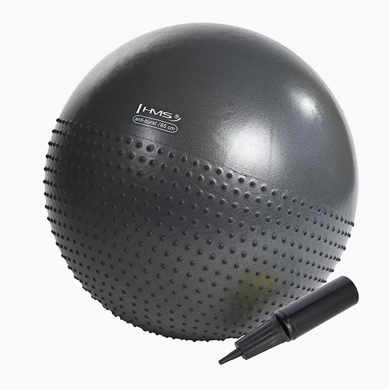 Gymnastikball HMS YB03 NEW 75 cm schwarz