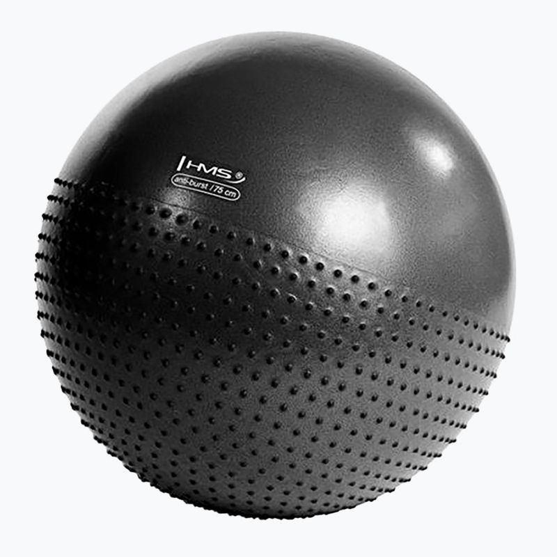 Gymnastikball HMS YB03 NEW 75 cm schwarz 2