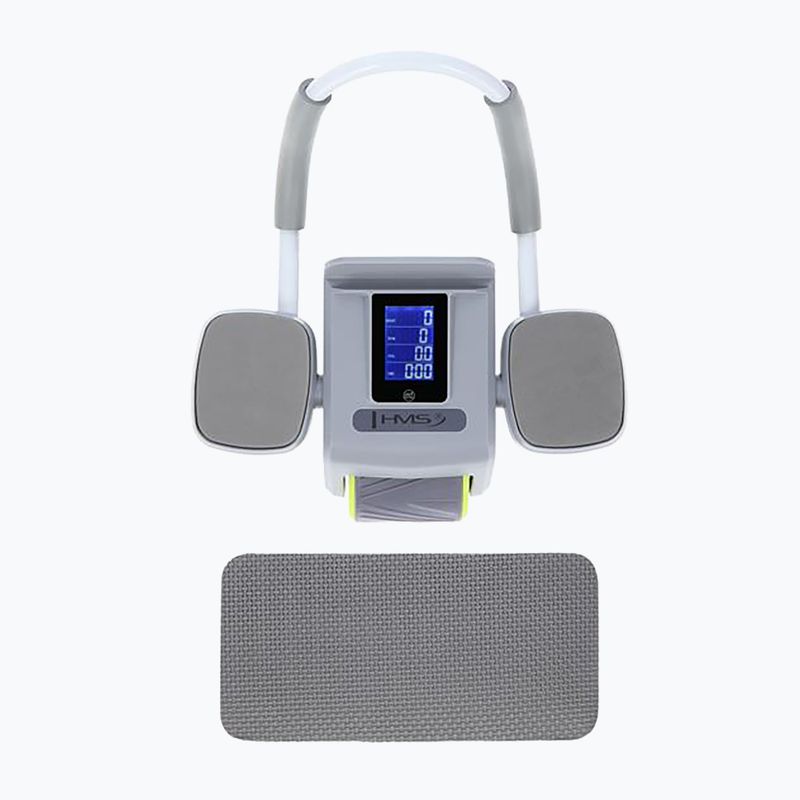 Automatisches Bauchmuskeltrainingsrad mit Display HMS KA08 grau 2