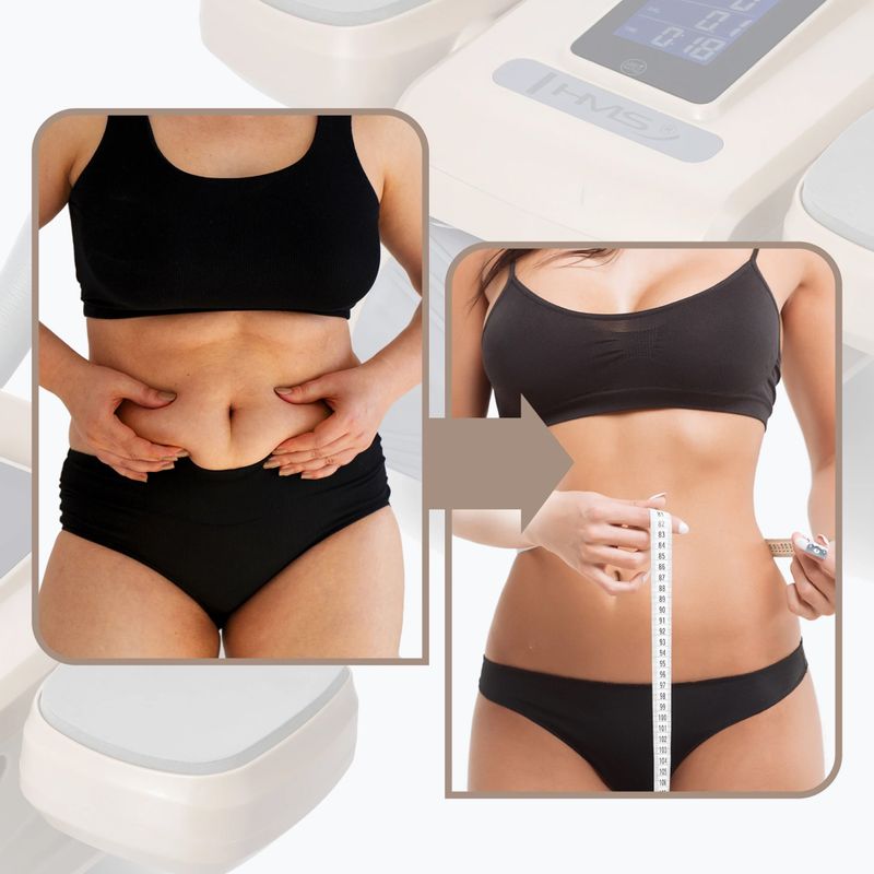 Automatisches Bauchmuskeltrainingsrad mit Display HMS KA08 braun 9